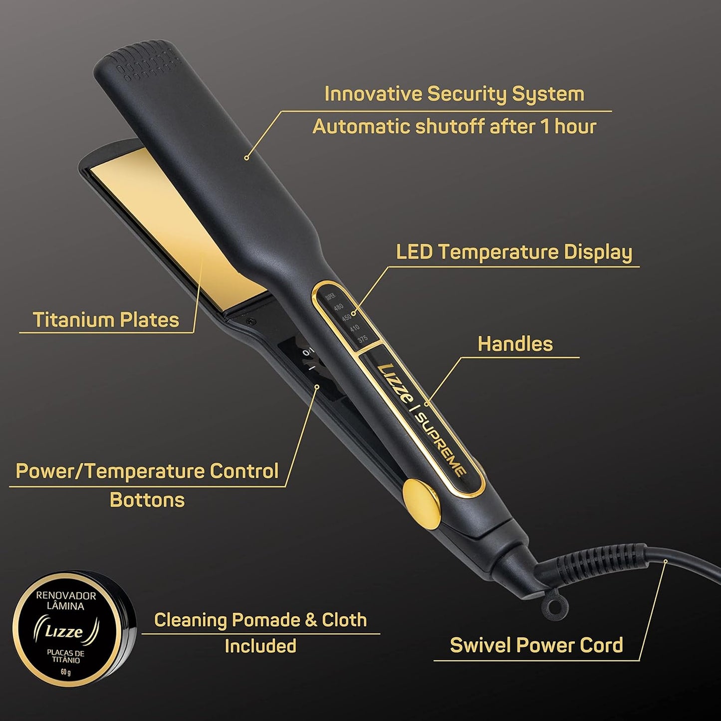 Lizze Supreme Pro Straightening Iron