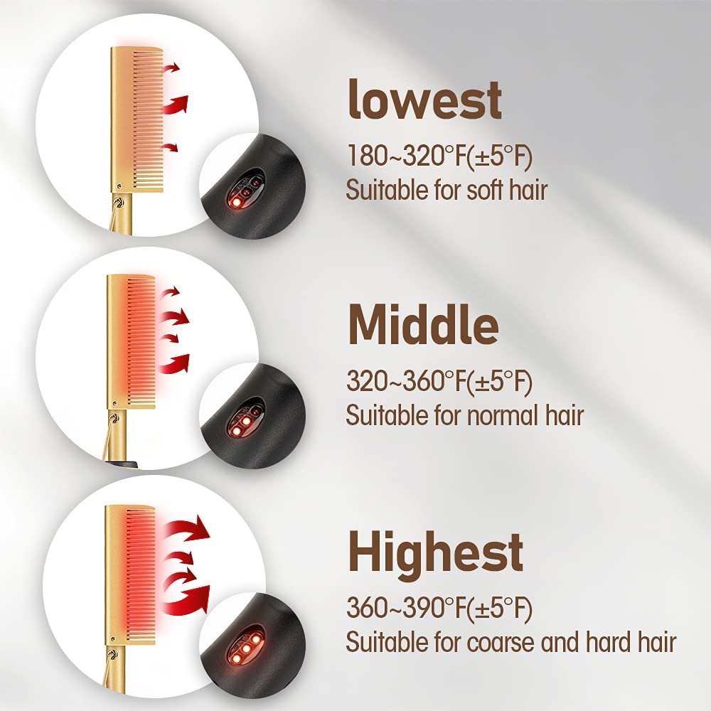 Hot Comb Hair Straightener