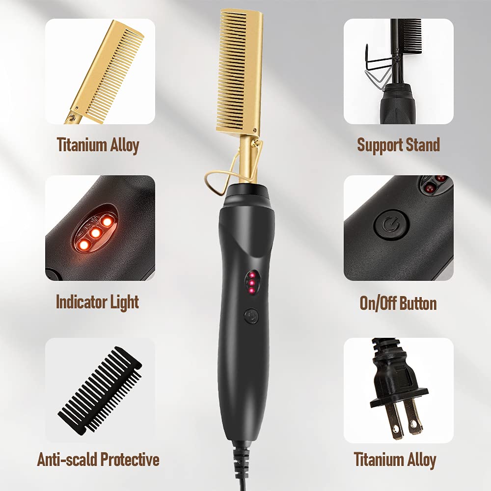 Hot Comb Hair Straightener