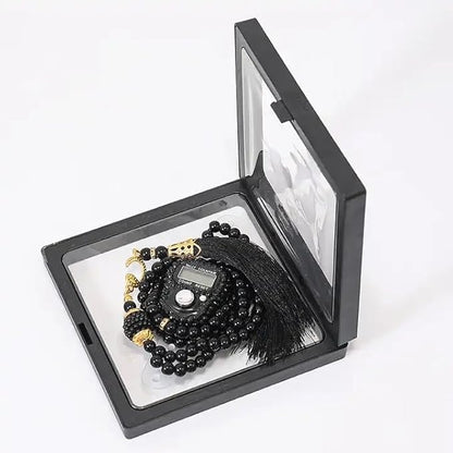 Prayer Tasbeeh with Digital Tally Counter Visible Box